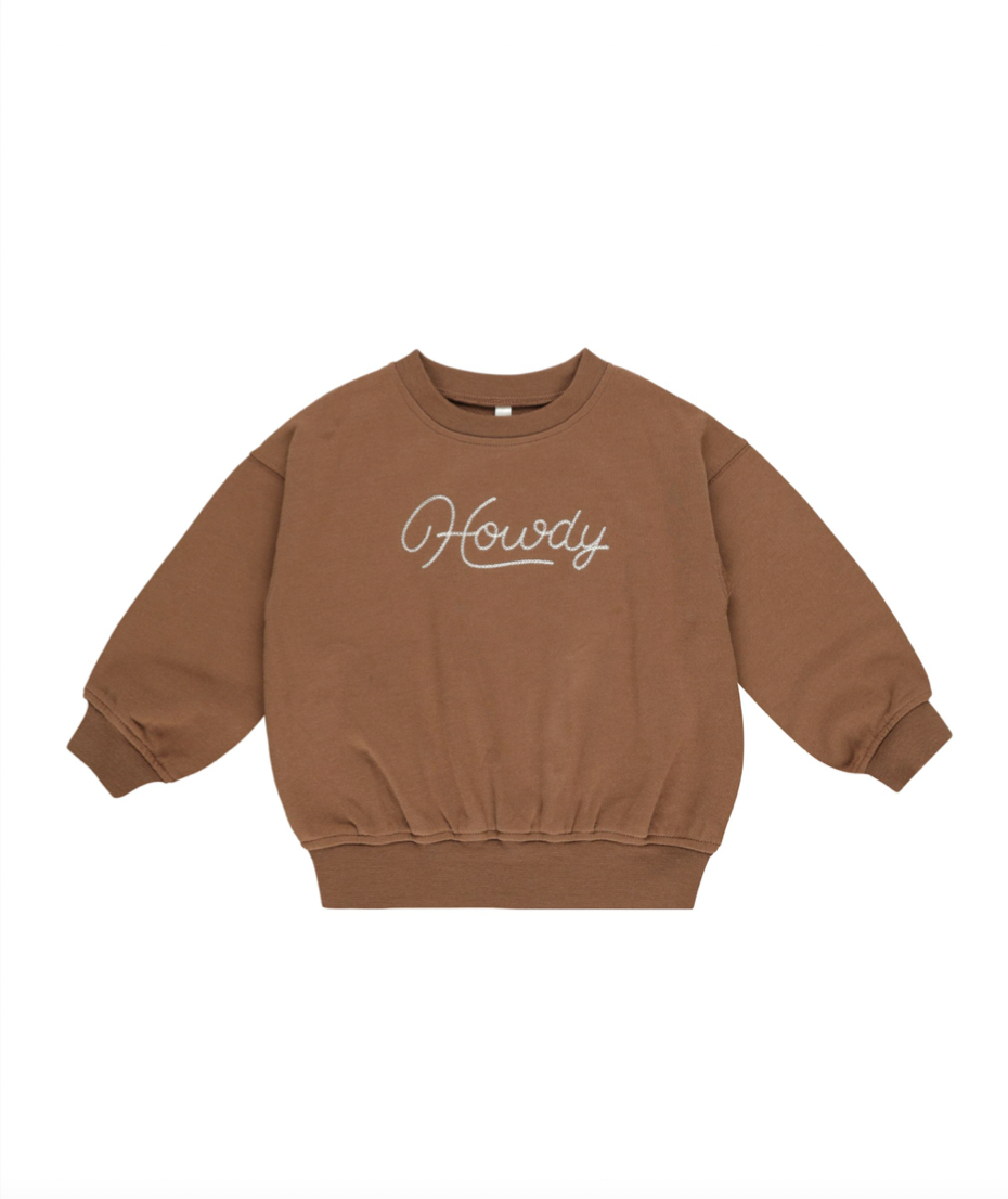 Rylee + Cru Relaxed Sweatshirt - Howdy