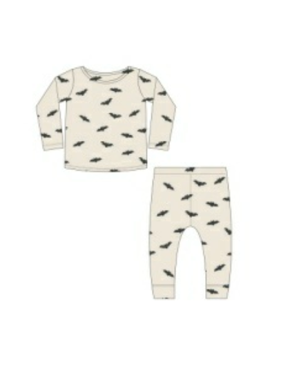 Quincy Mae Bamboo Pajama Set - Bats