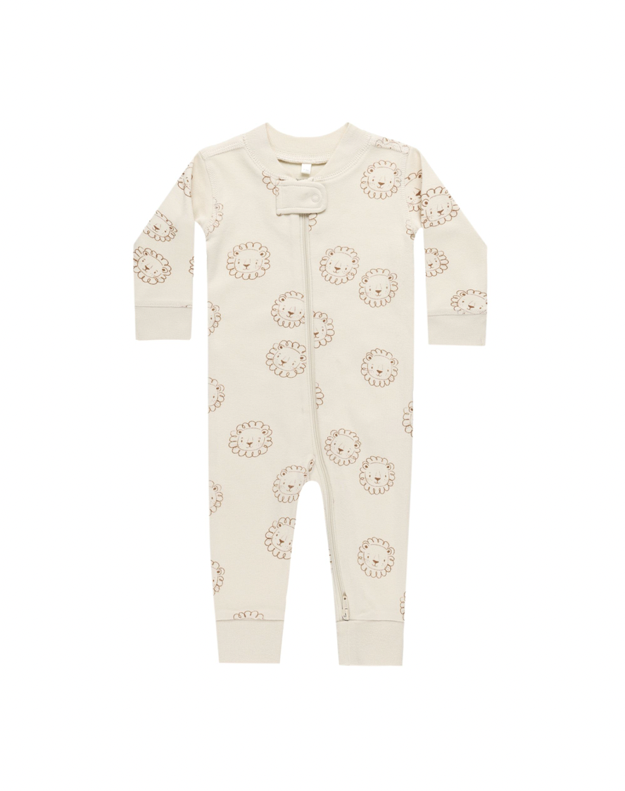 Quincy Mae Zip Long Sleeve Sleeper - Lions