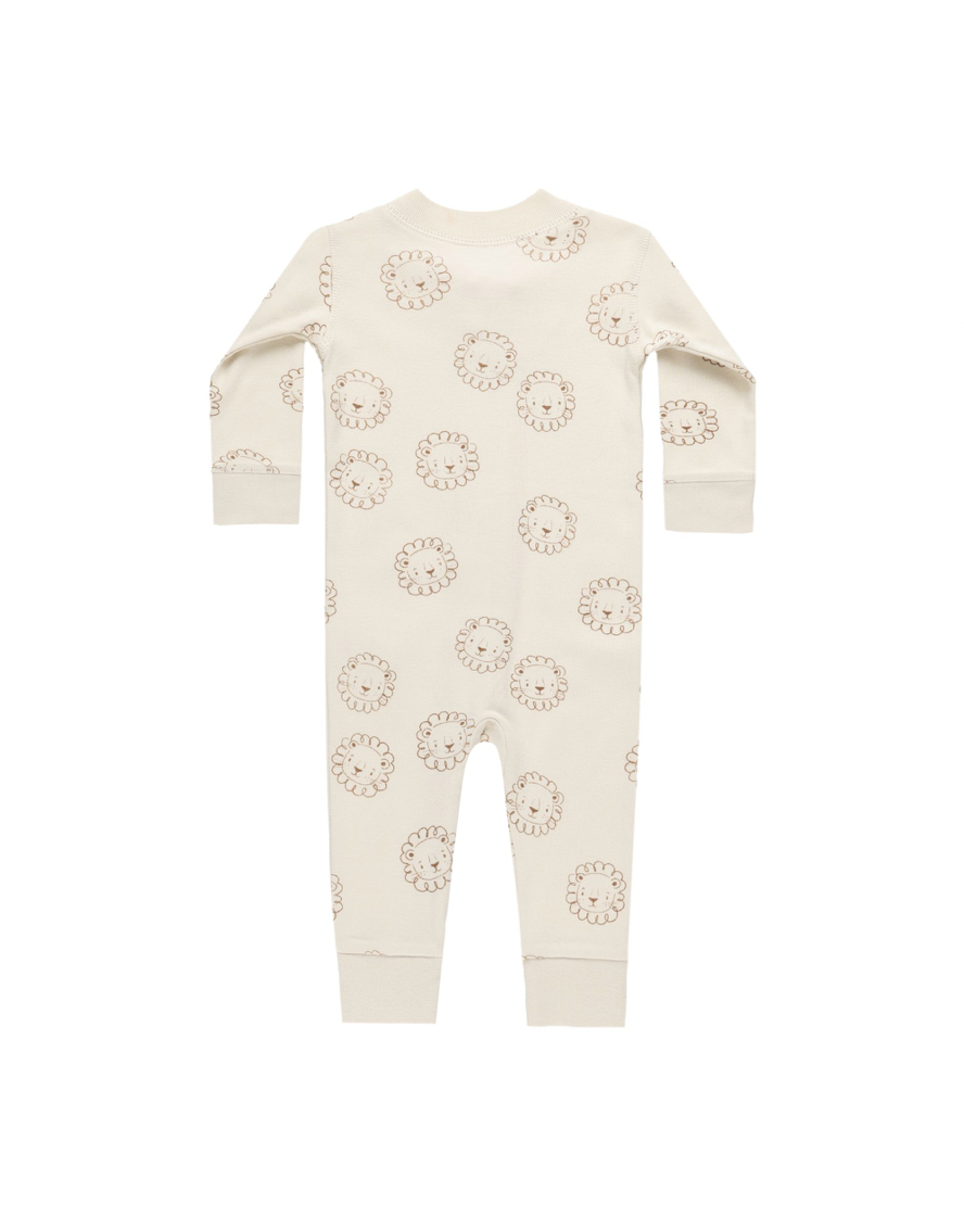 Quincy Mae Zip Long Sleeve Sleeper - Lions