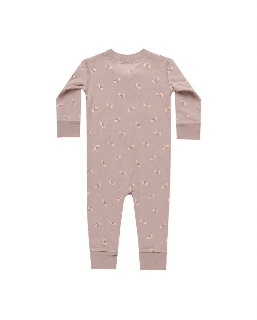 Quincy Mae Zip Long Sleeve Sleeper - Butterflies