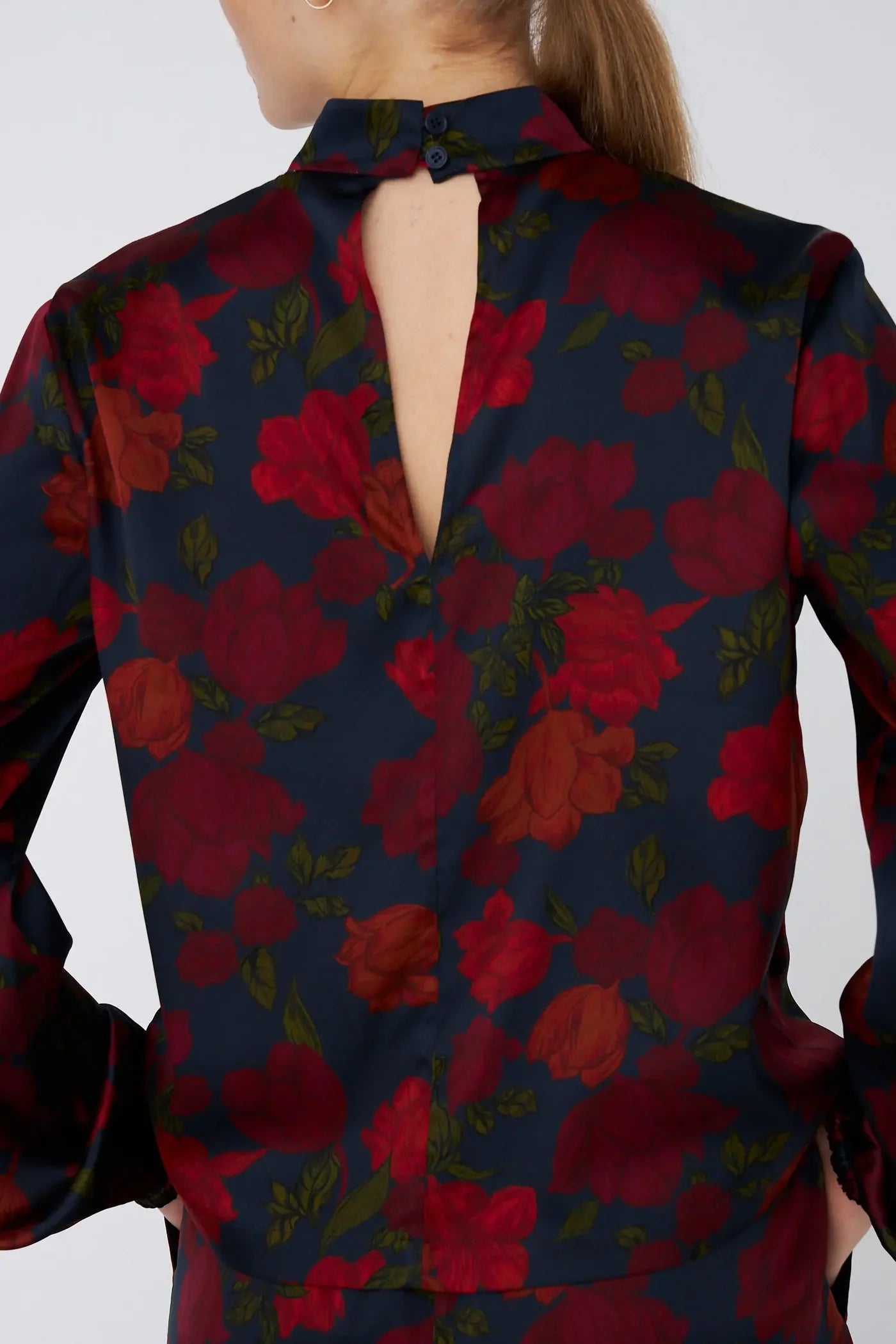 Stella Nova Silk Blouse - Flower Forest
