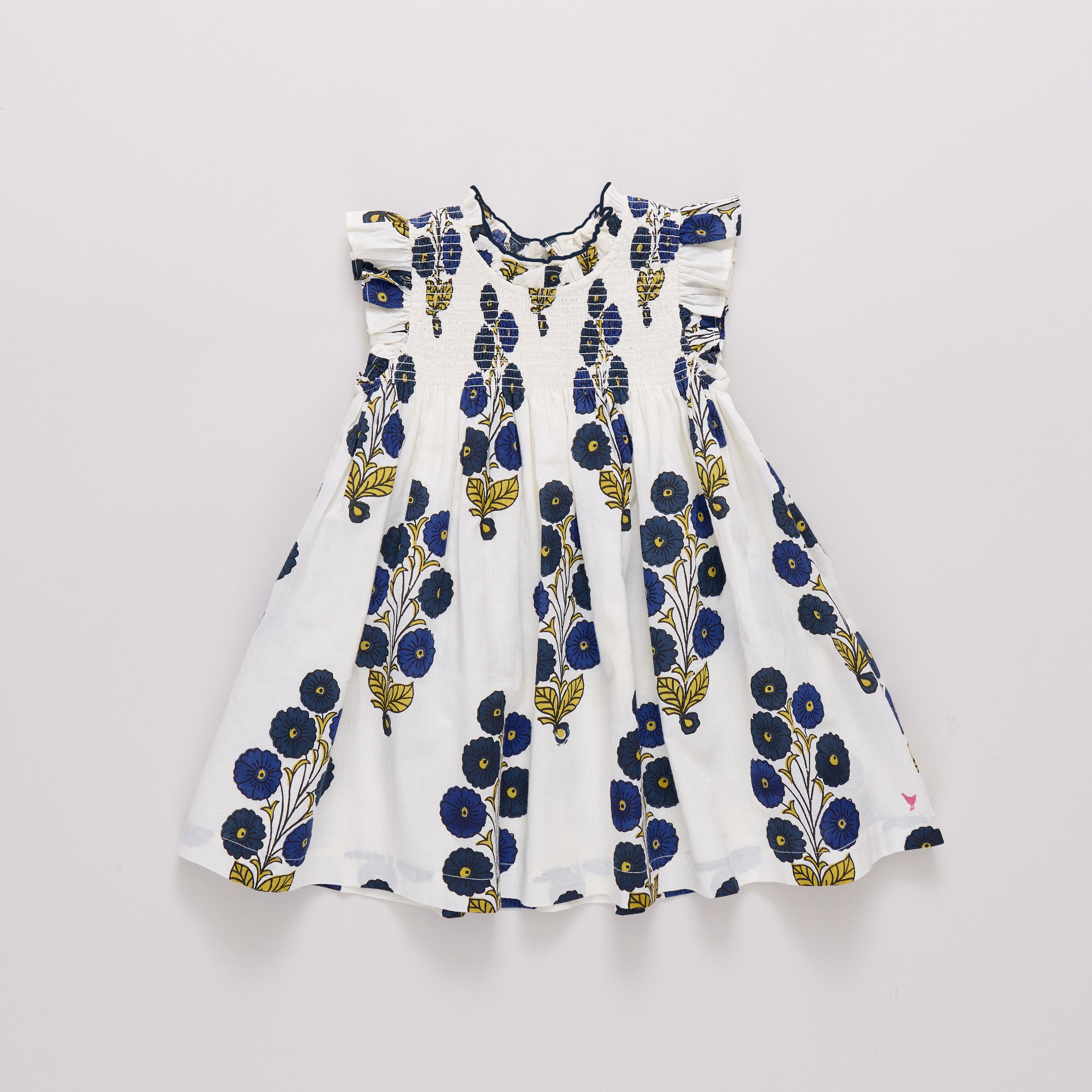 Pink Chicken Girls Stevie Dress - Navy Buttercup Floral