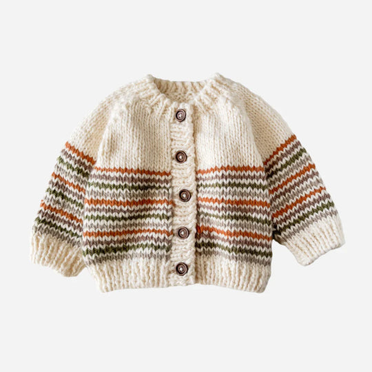 The Blueberry Hill Woodland Stripe Cardigan
