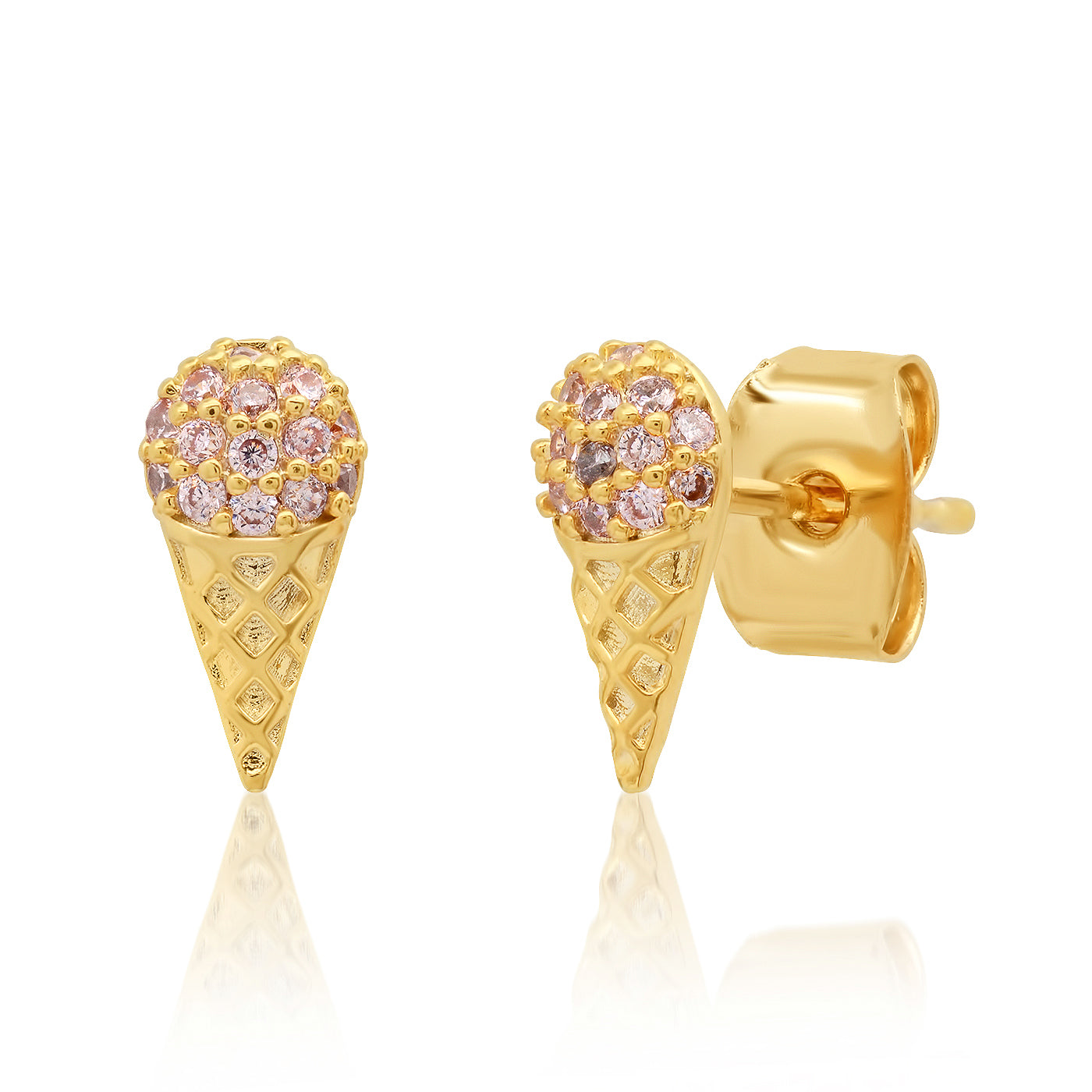 Ice Cream Cone Studs