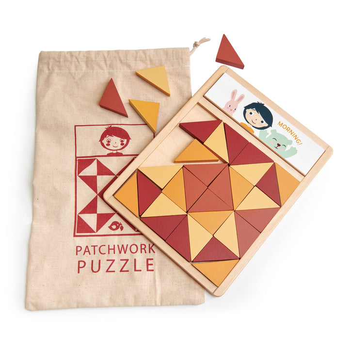 Tender Leaf Toys Patchwork Quilt Puzzle