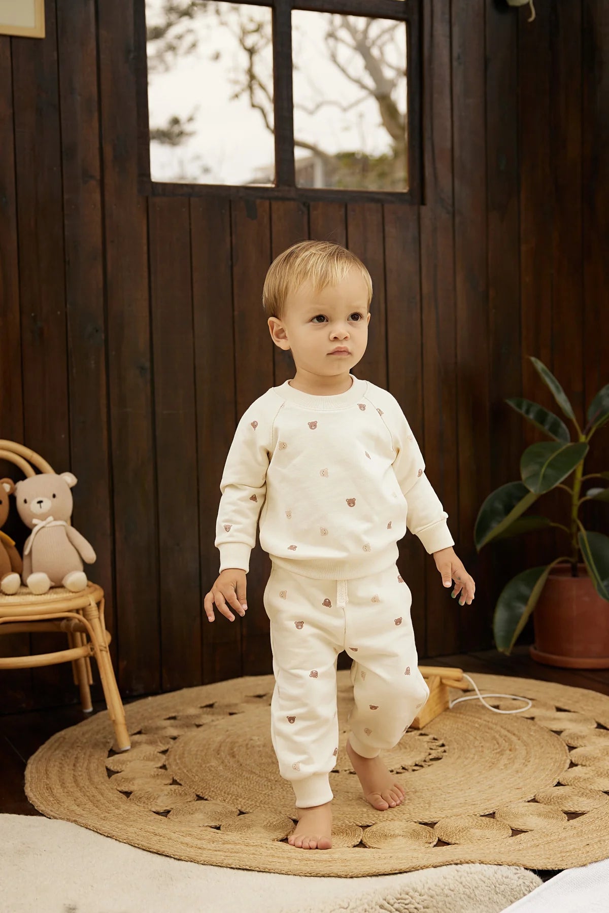 Tun Tun Aspen Pullover - Bears White Swan