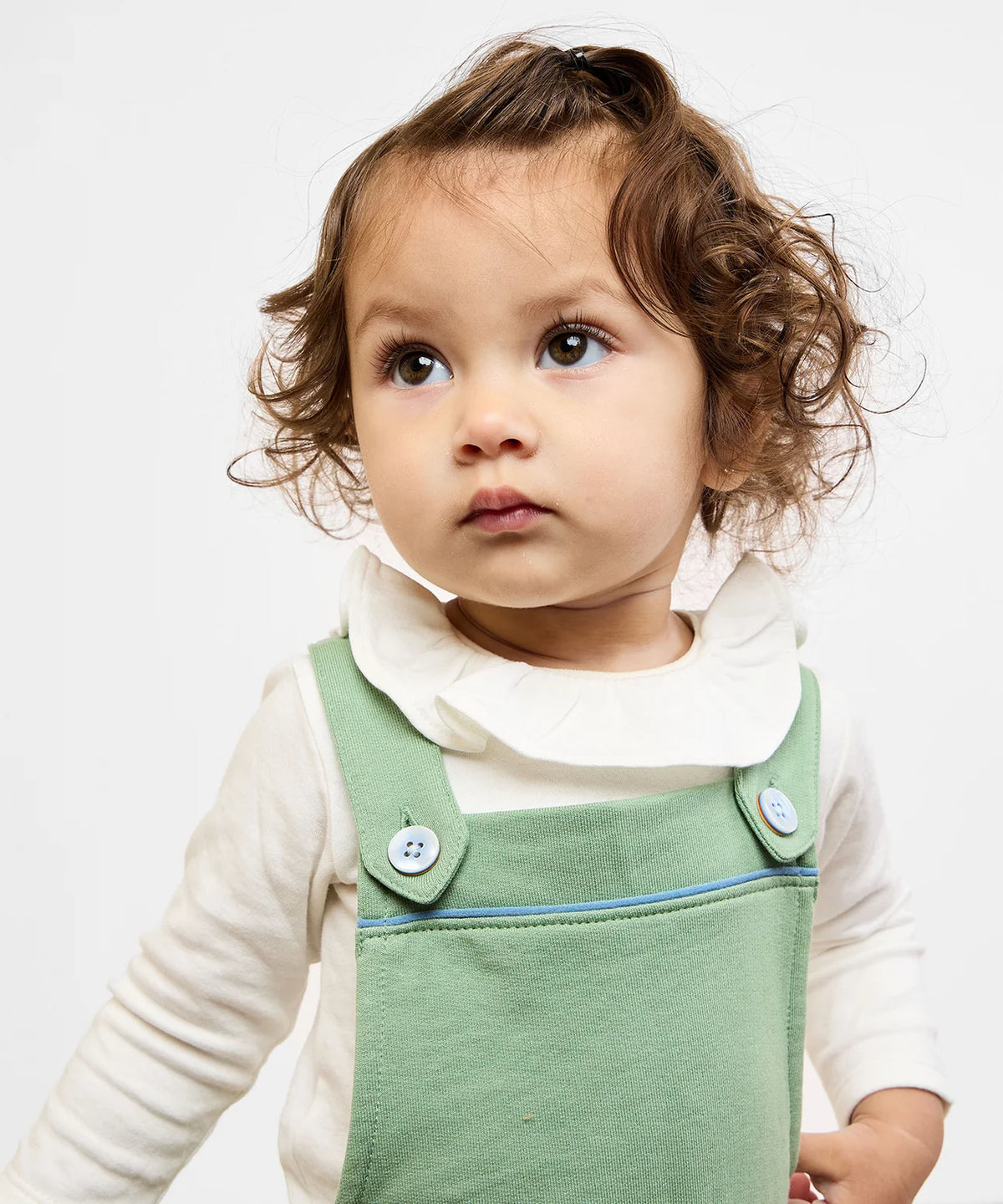 Oso & Me Tink Ruffle One-Piece - Vanilla Piping