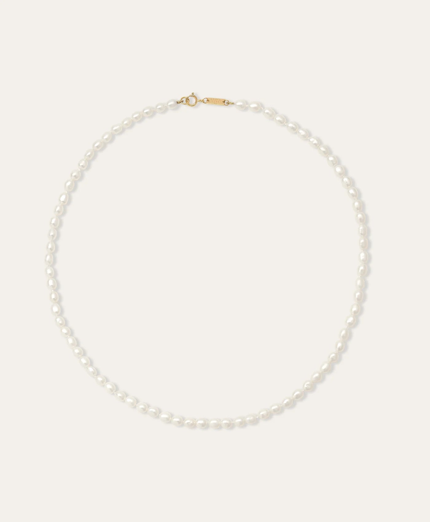 Tiny Seed Pearl Necklace