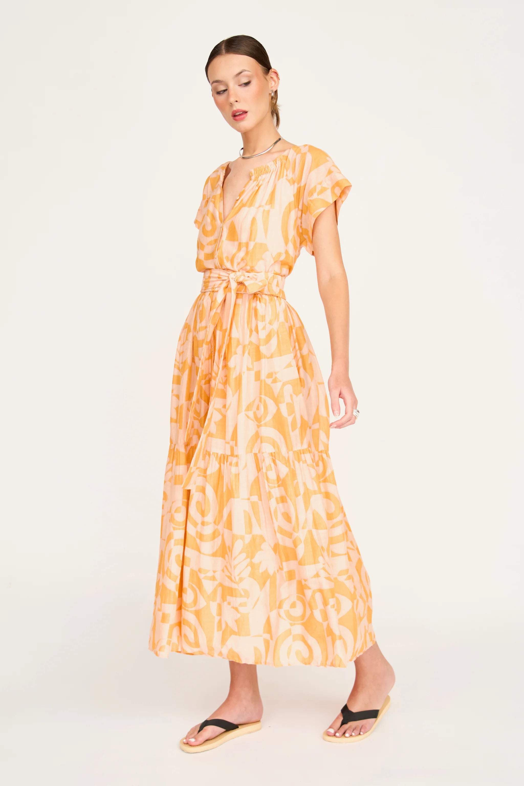 MIRTH Vienna Maxi Dress - Orangesicle