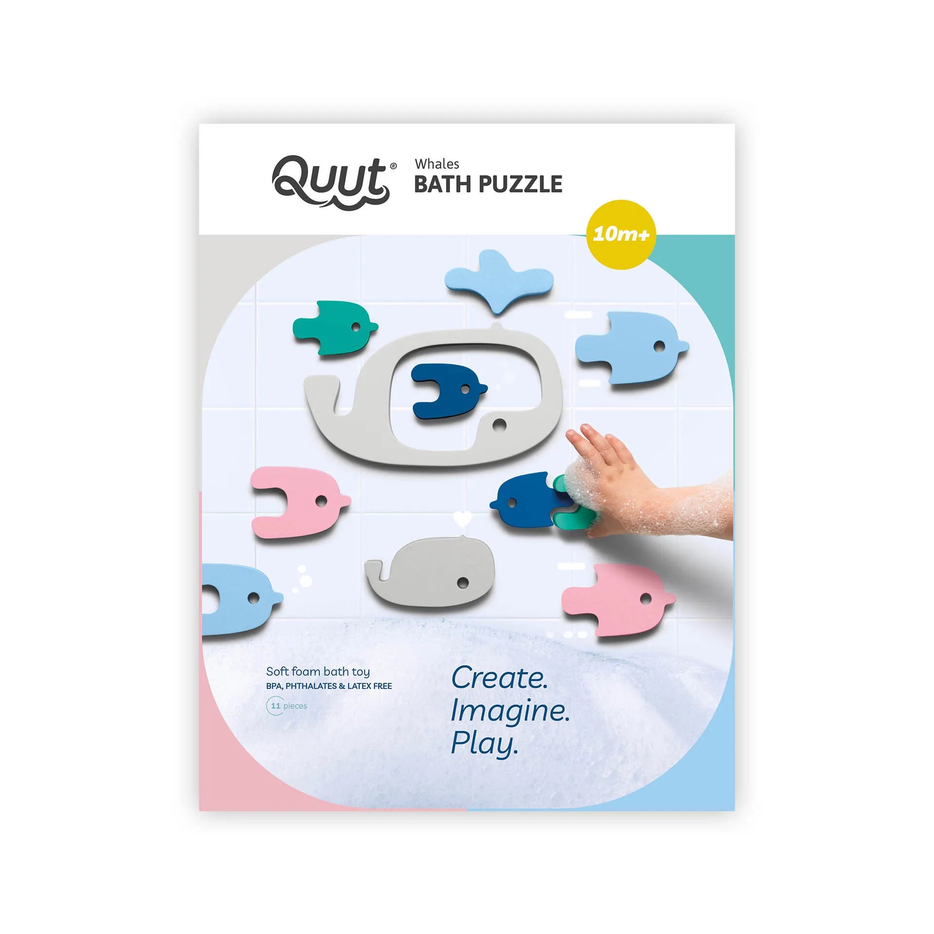 Quut Toys Bath Puzzle - Whale