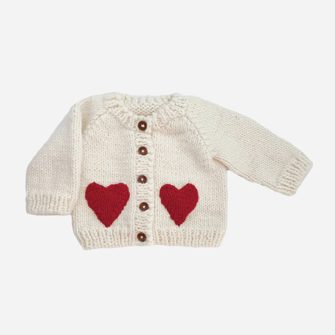 The Blueberry Hill Heart Cardigan