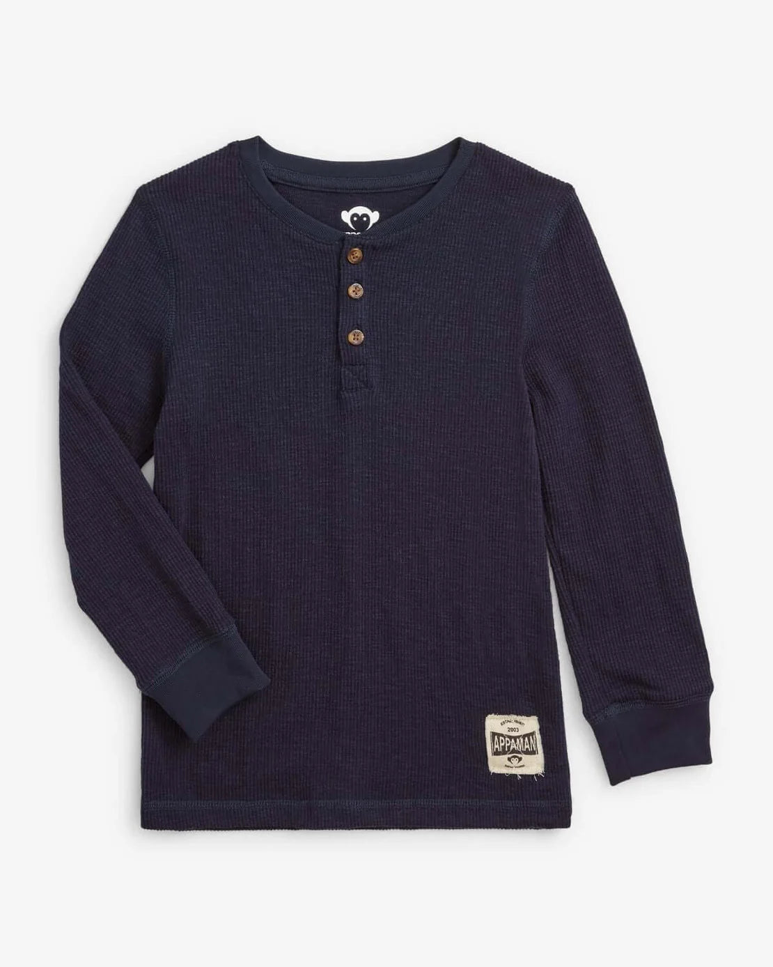Appaman Craftsman Thermal Henley - Navy