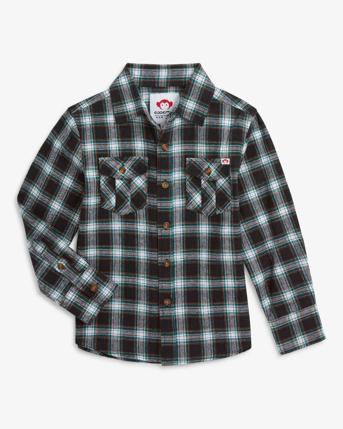 Appaman Flannel Shirt - Black Umber Check