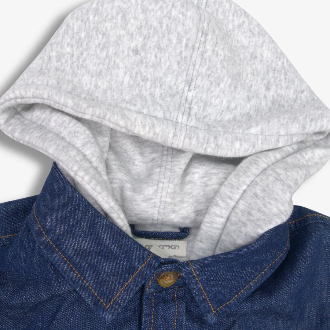 Appaman Glen Hooded Shirt - Denim