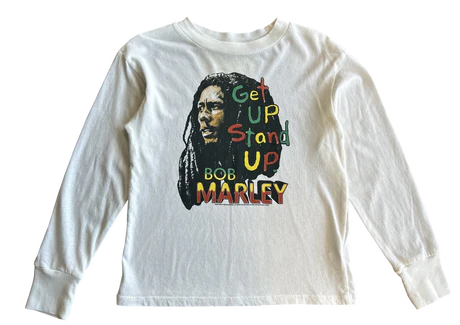 Rowdy Sprout Bob Marley Get Up and Stand Up Tee
