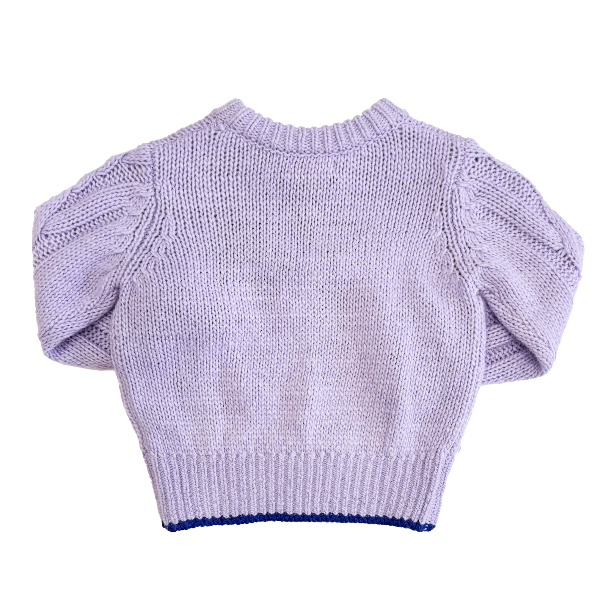 Pink Chicken Girls Haven Sweater - Purple Bow