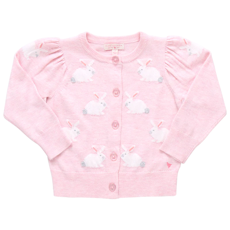 Pink Chicken Girls Constance Sweater - Bunny