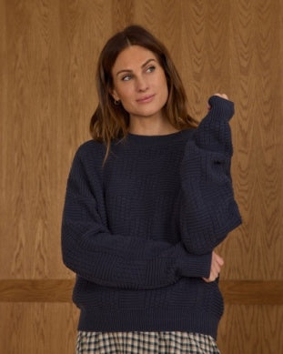 Rylee + Cru Women's Carolina Sweater - Navy