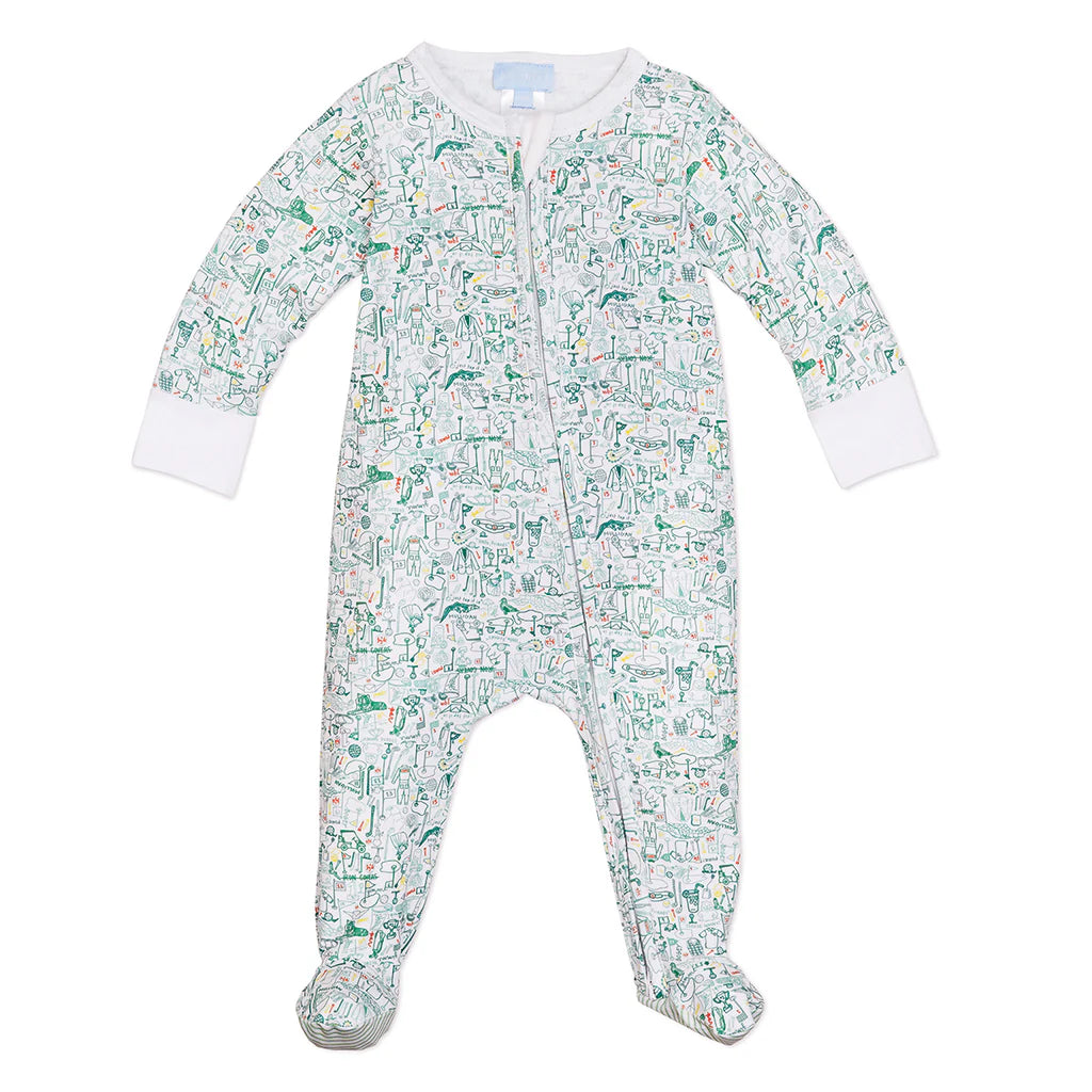 Joy Street Golf Zip Baby Onesie