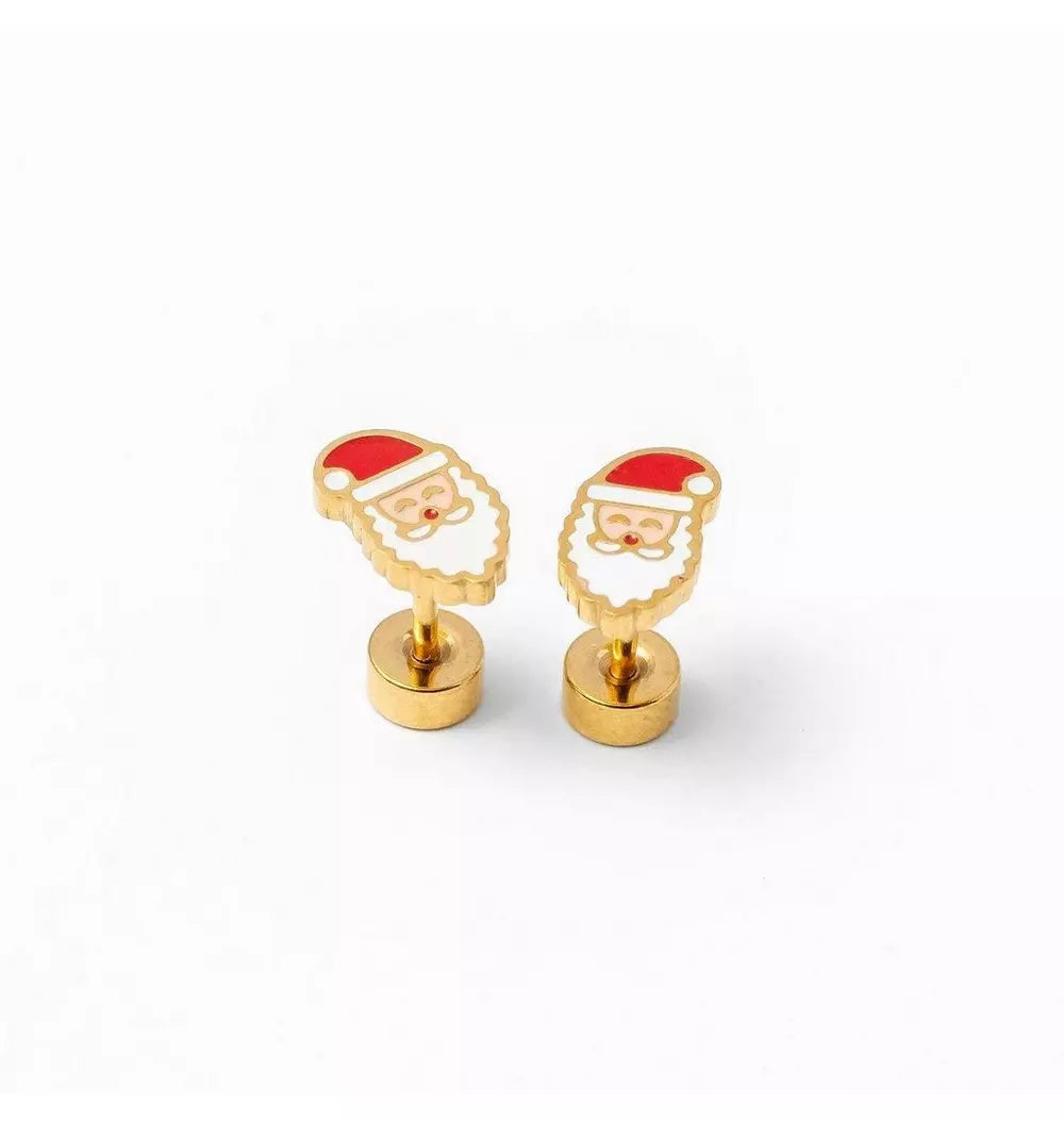 Pip Pop Santa Stud Earrings