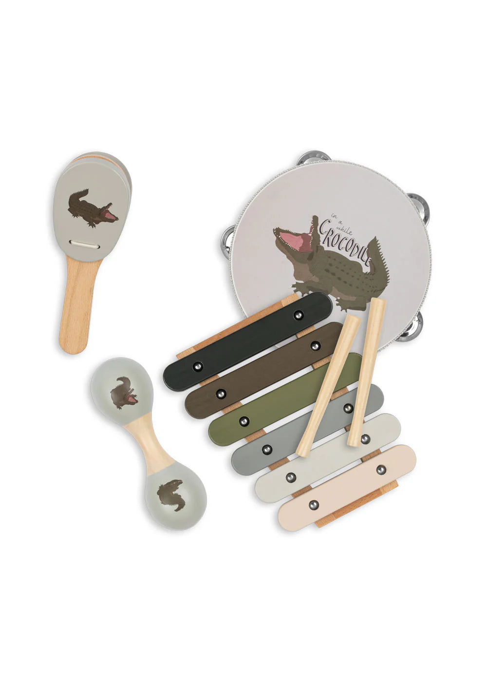 Konges Slojd Wooden Music Set - Crocodile