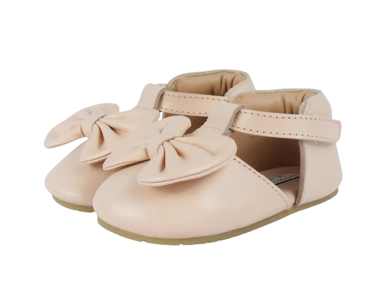 Donsje Meau Baby Shoes - Light Rose Leather