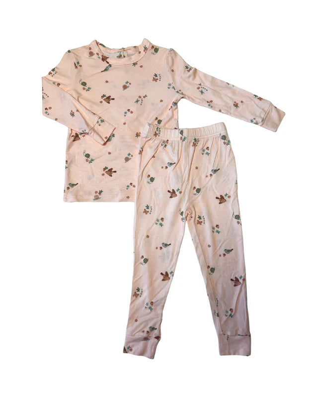 Dear Hayden Toddler Pajama Set - Birds