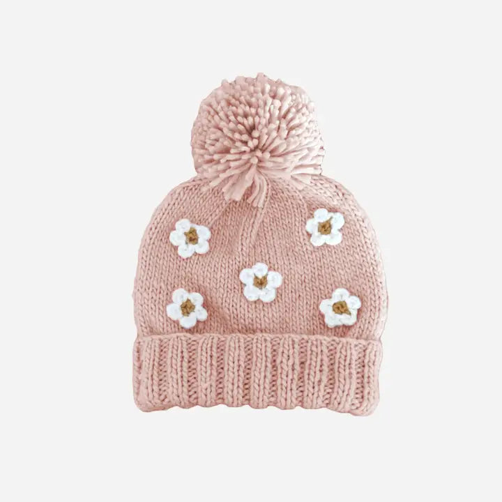 The Blueberry Hill Flower Hat - Blush