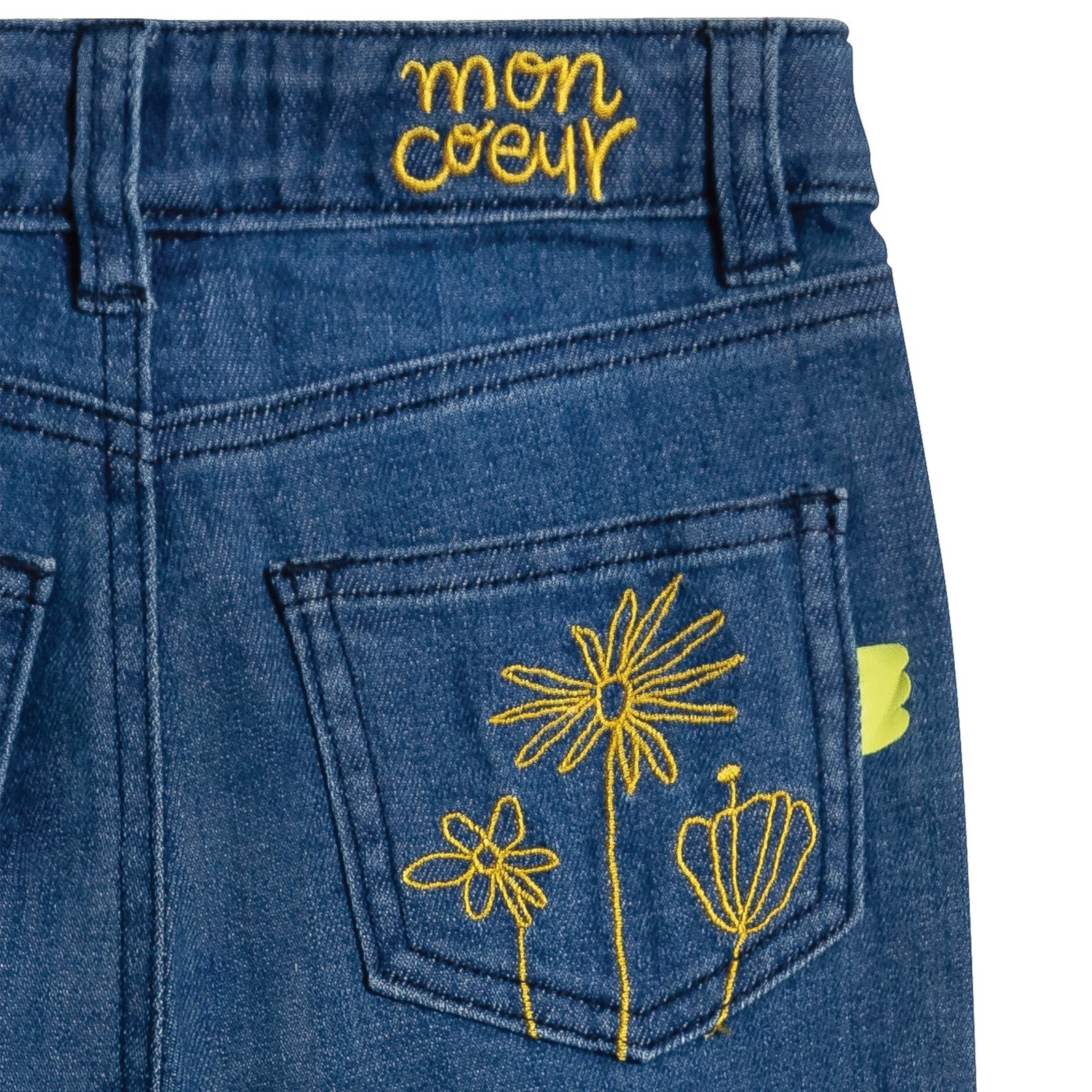 Mon Coeur Flower Pocket Kid Jeans