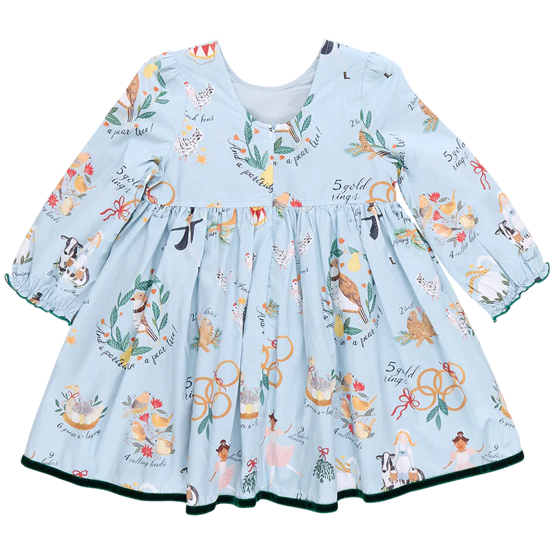 Pink Chicken Girls Amma Dress - 12 Days of Christmas