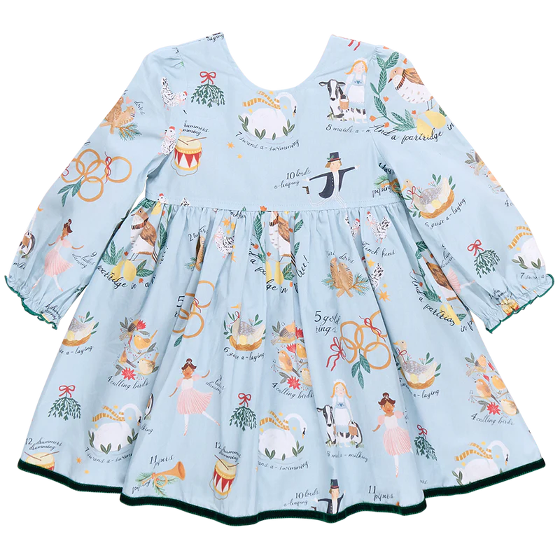 Pink Chicken Girls Amma Dress - 12 Days of Christmas