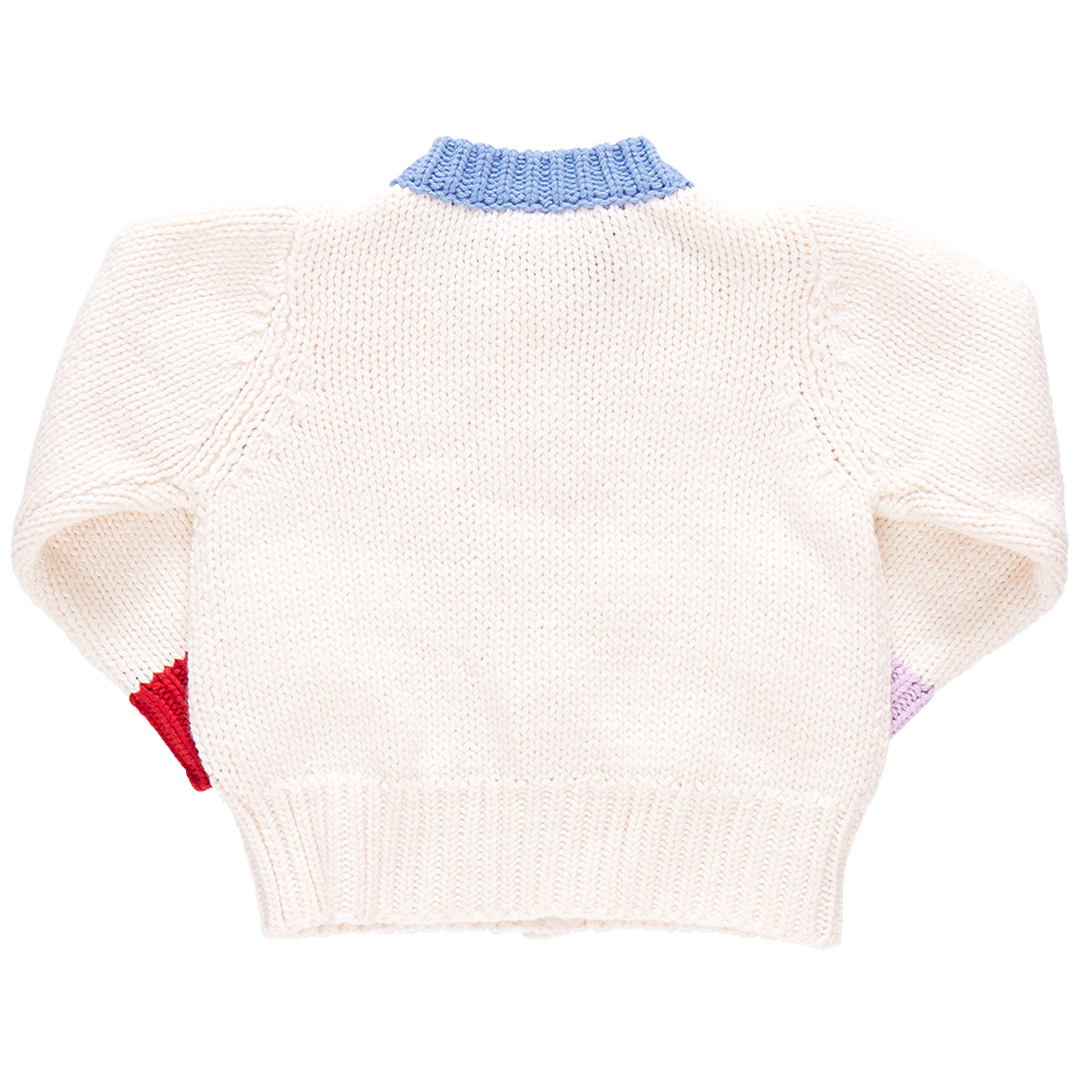 Pink Chicken Girls Cali Colorblock Sweater - Multi Trim