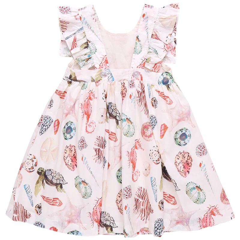 Pink Chicken Girls Live Dress - Watercolor Shells