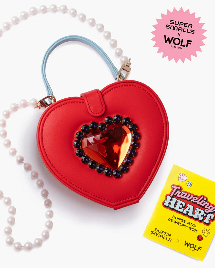 Super Smalls x WOLF Traveling Heart Purse and Jewelry Box