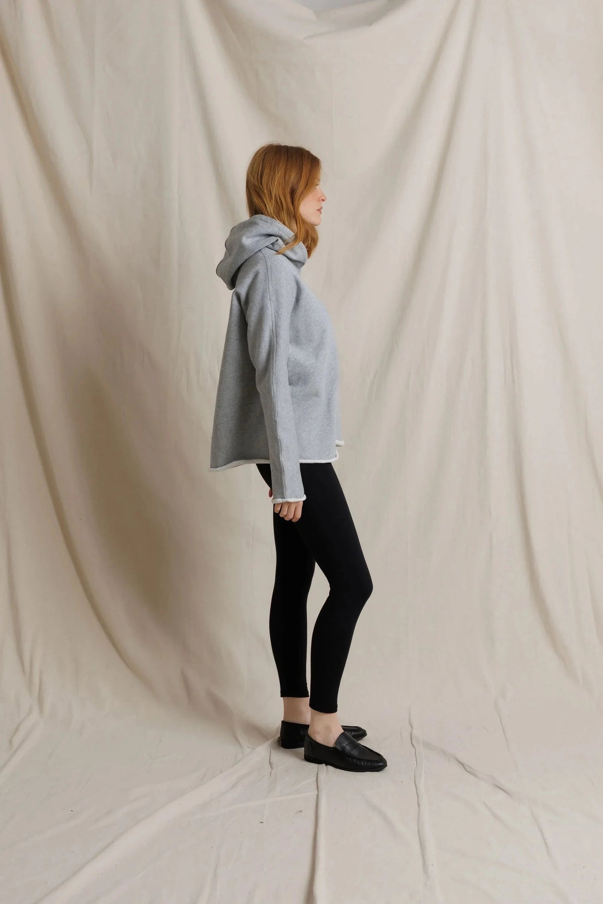 perfectwhitetee Mimi Heavy Fleece Oversized Hoodie - Heather Grey