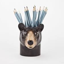 Black Bear Pencil Pot