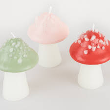 Meri Meri Mushroom Candles (x3)