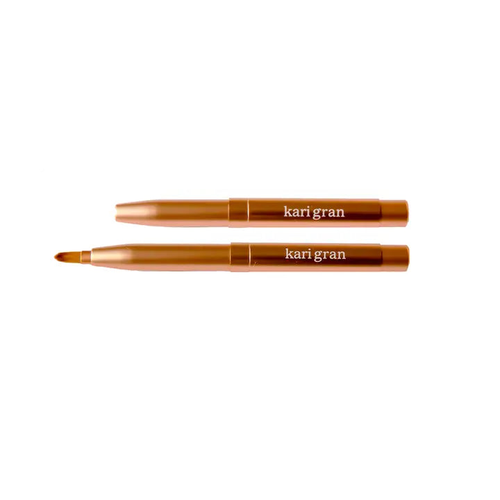 Kari Gran Rose Gold Retractable Lip Brush