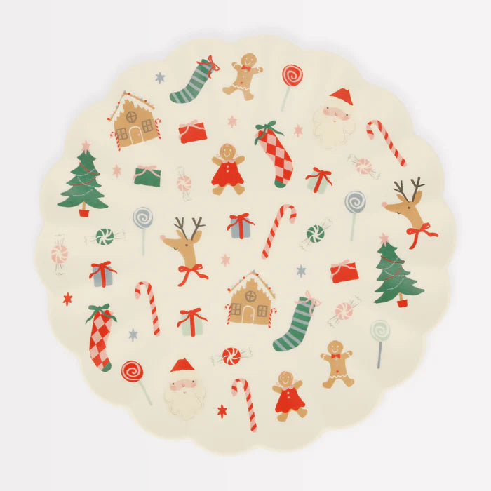 Meri Meri Jolly Christmas Reusable Large Place