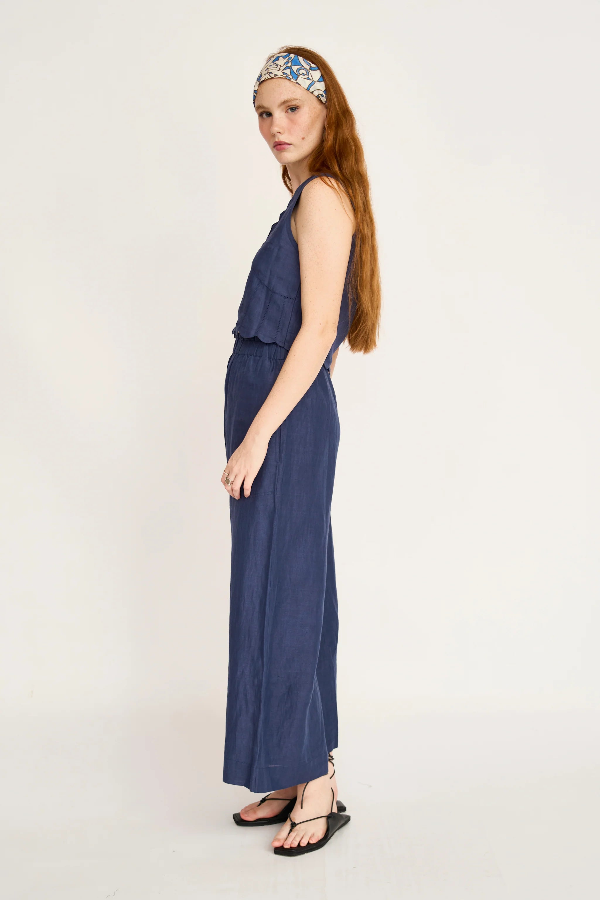 MIRTH Barcelona Sunrise Top - Blueberry