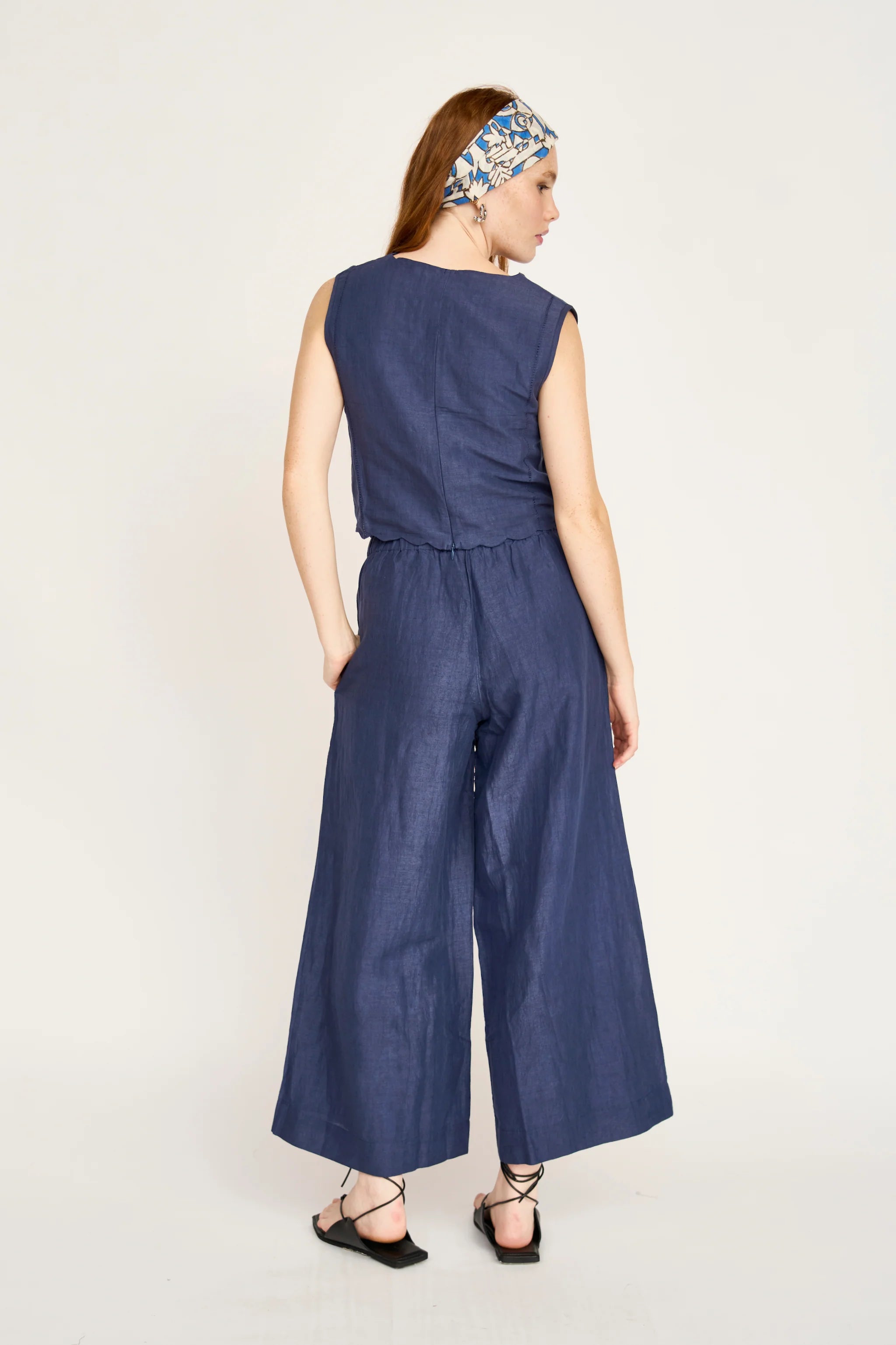 MIRTH Barcelona Sunrise Top - Blueberry
