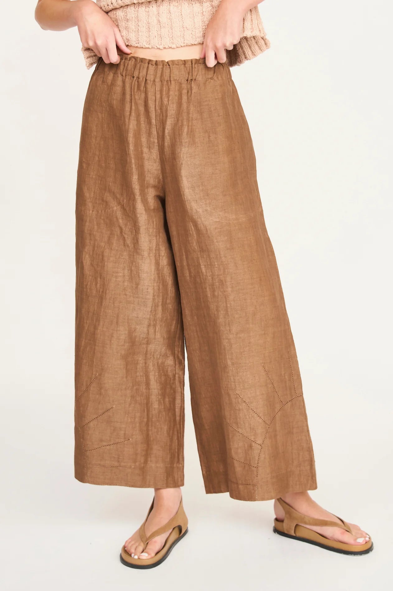 MIRTH Pant - Brownie Linen
