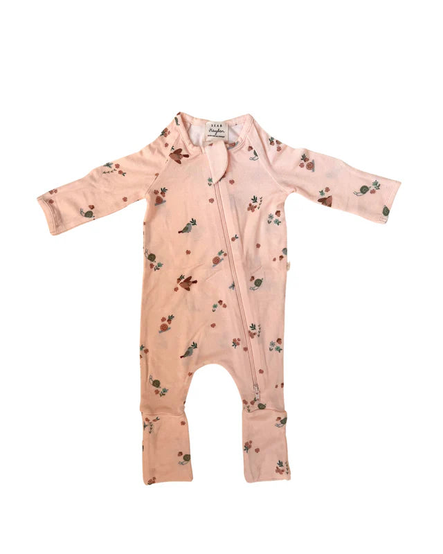 Dear Hayden Convertible Footy Pajamas - Birds