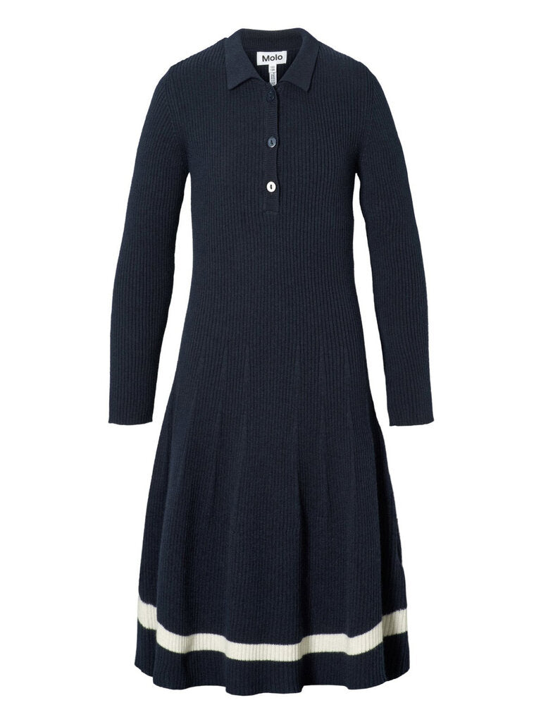 Molo Cecilia Dress - Navy Blazer