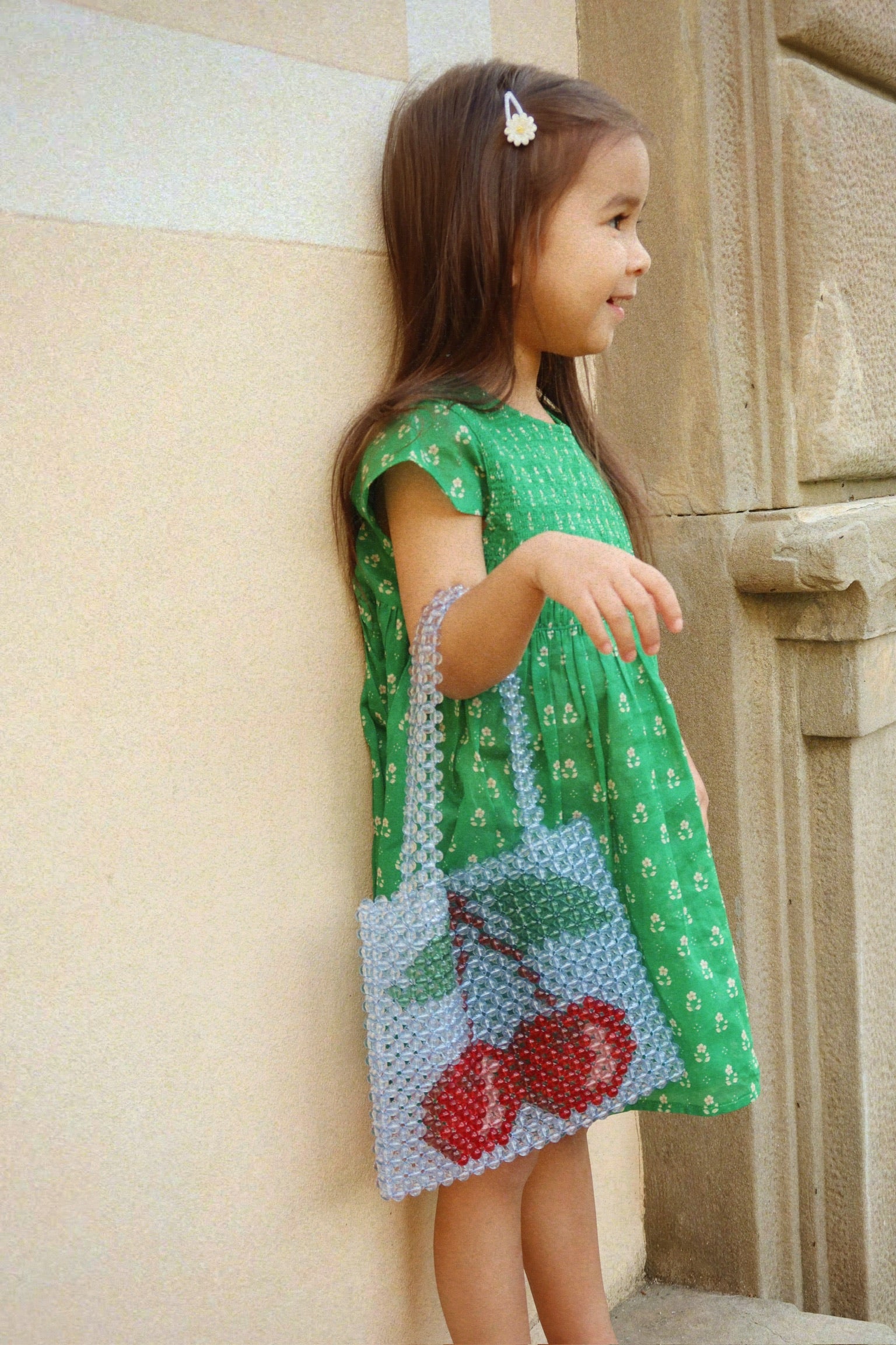 Konges Slojd Cami Smock Dress - Vida Verde