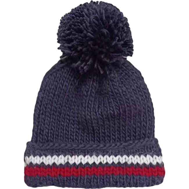 The Blueberry Hill Ski Stripe Hat - Navy