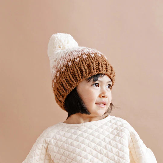 The Blueberry Hill Nell Stripe Hat - Rose/Blush