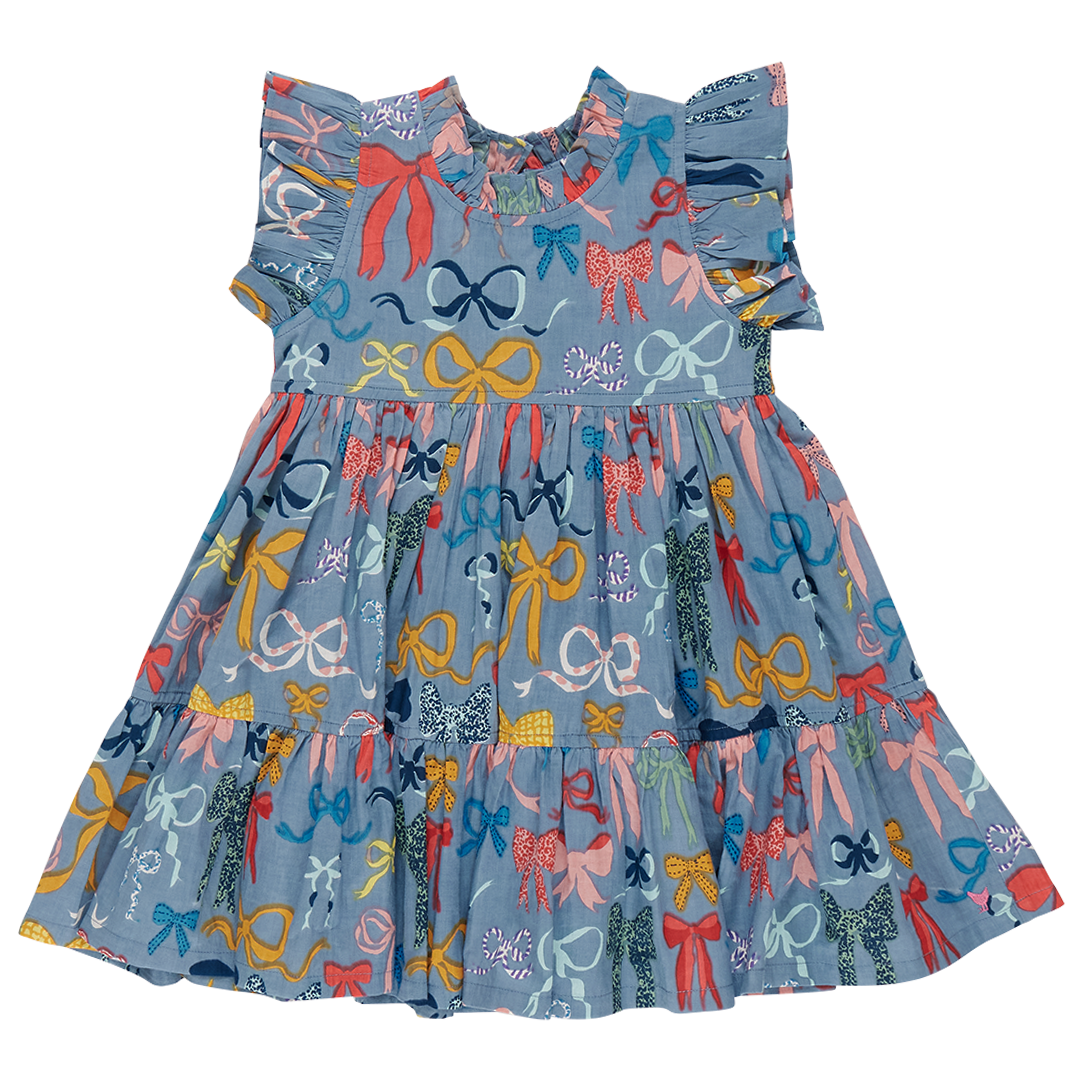 Pink Chicken Girls Jennifer Dress - Bows on Bows