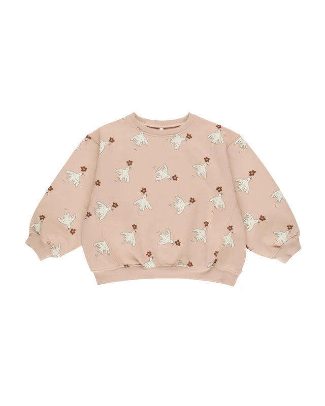 Rylee + Cru Oversized Sweatshirt - Doves